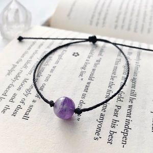 Dream Amethyst Sphere Crystal Bracelet